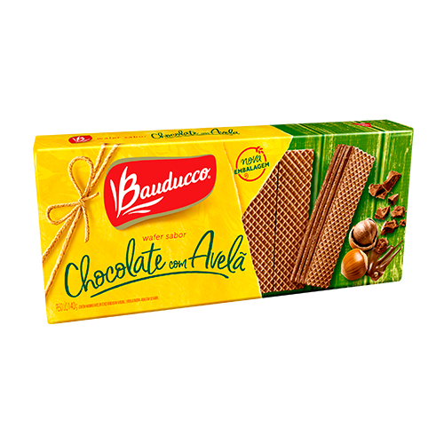 Chocolate and Hazelnut Stuffed Waffer - BAUDUCCO - 140g