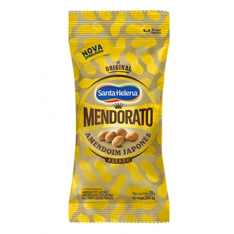 Cacahuètes japonaises salé (Amendoim Japonês) - Mendorato - 70 g